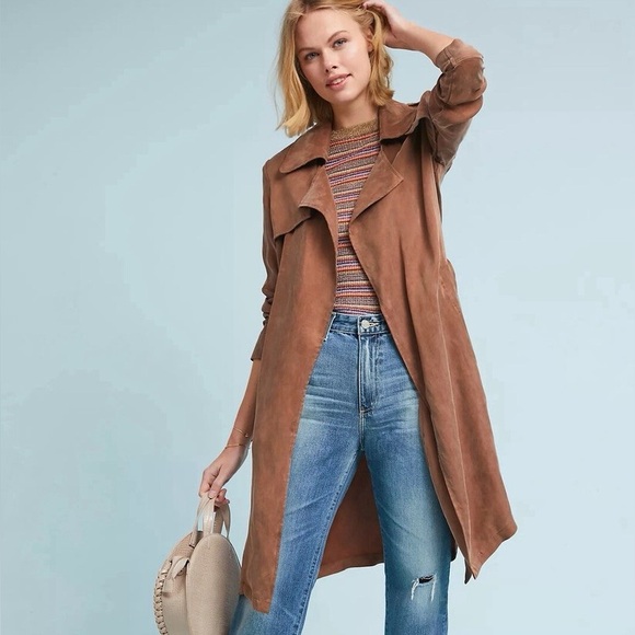 Anthropologie Moth Carrie Trench Coat - Picture 4 of 8